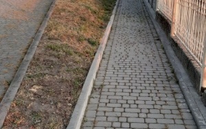 Utwardzenie dojścia do placu rekreacyjnego za remizą OSP Racibórz - Brzezie (1)
